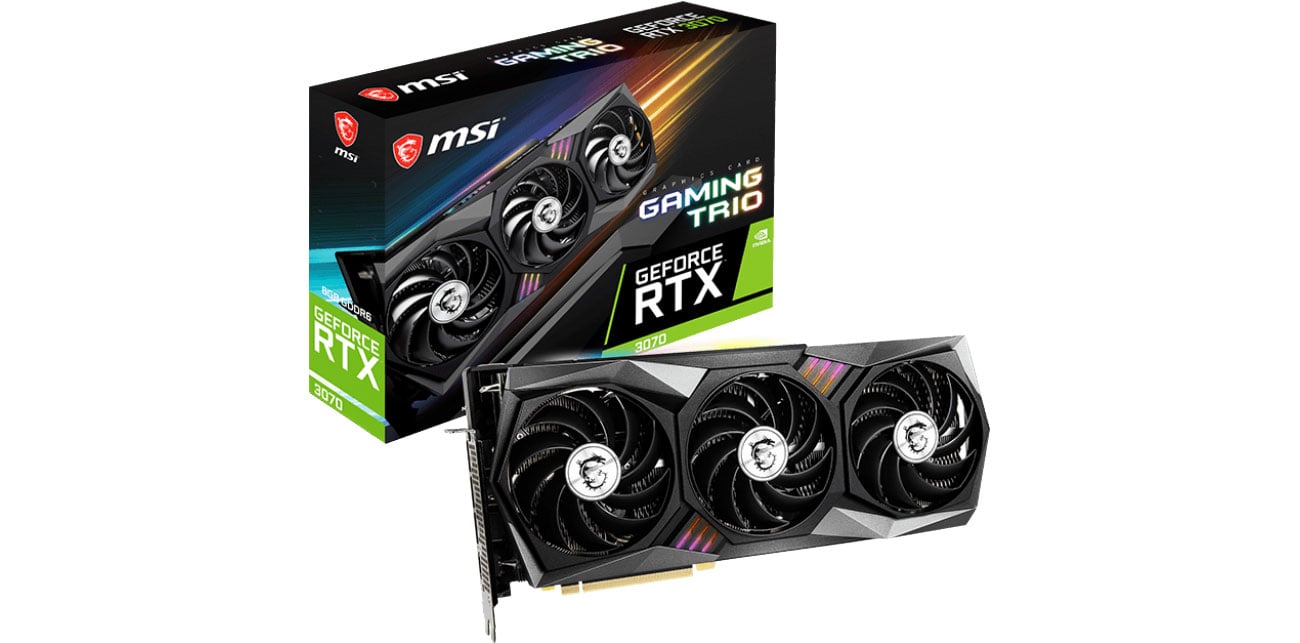 Karta graficzna NVIDIA MSI GeForce RTX 3070 GAMING TRIO 8GB GDDR6 RTX 3070 GAMING TRIO
