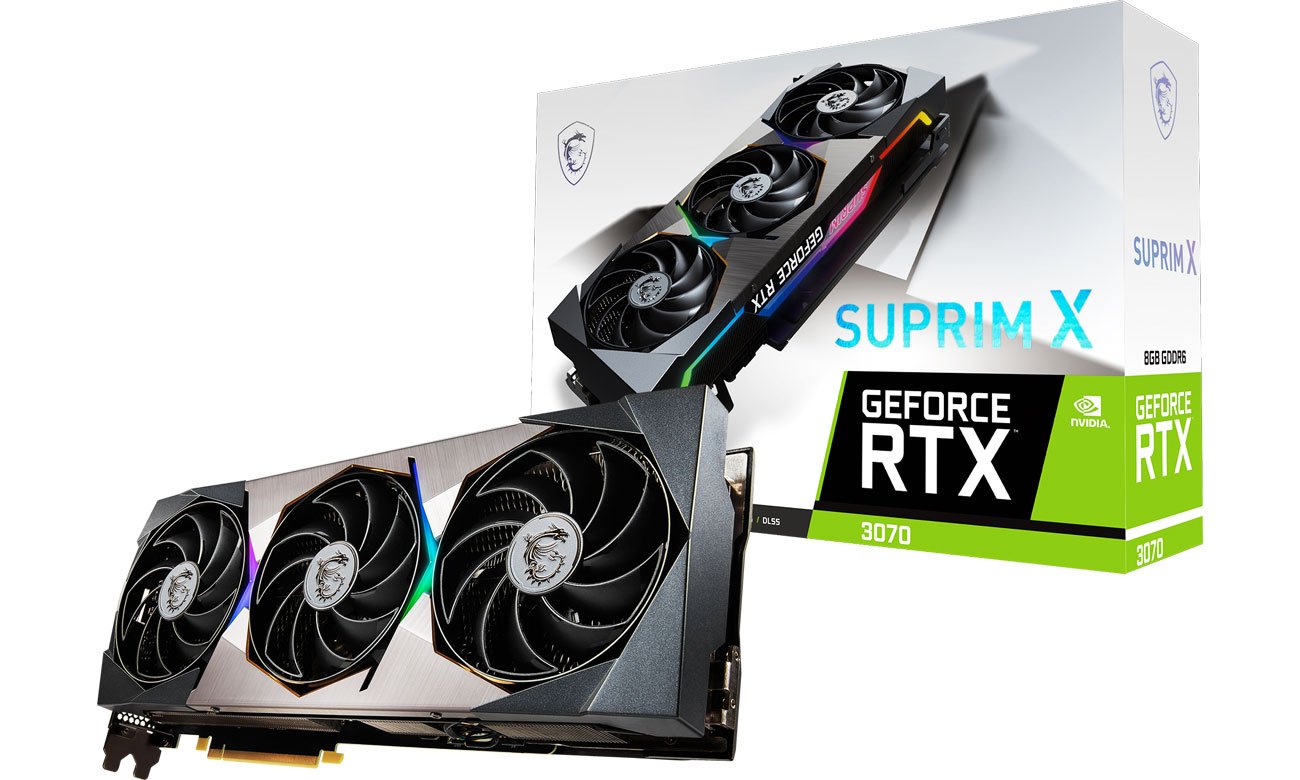 Karta graficzna NVIDIA MSI GeForce RTX 3070 SUPRIM X 8GB