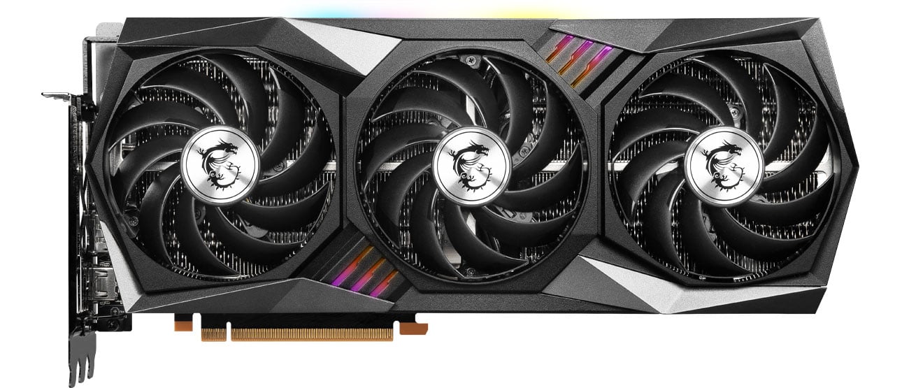 MSI GeForce RTX 3090 Ti GAMING X TRIO chłodzenie