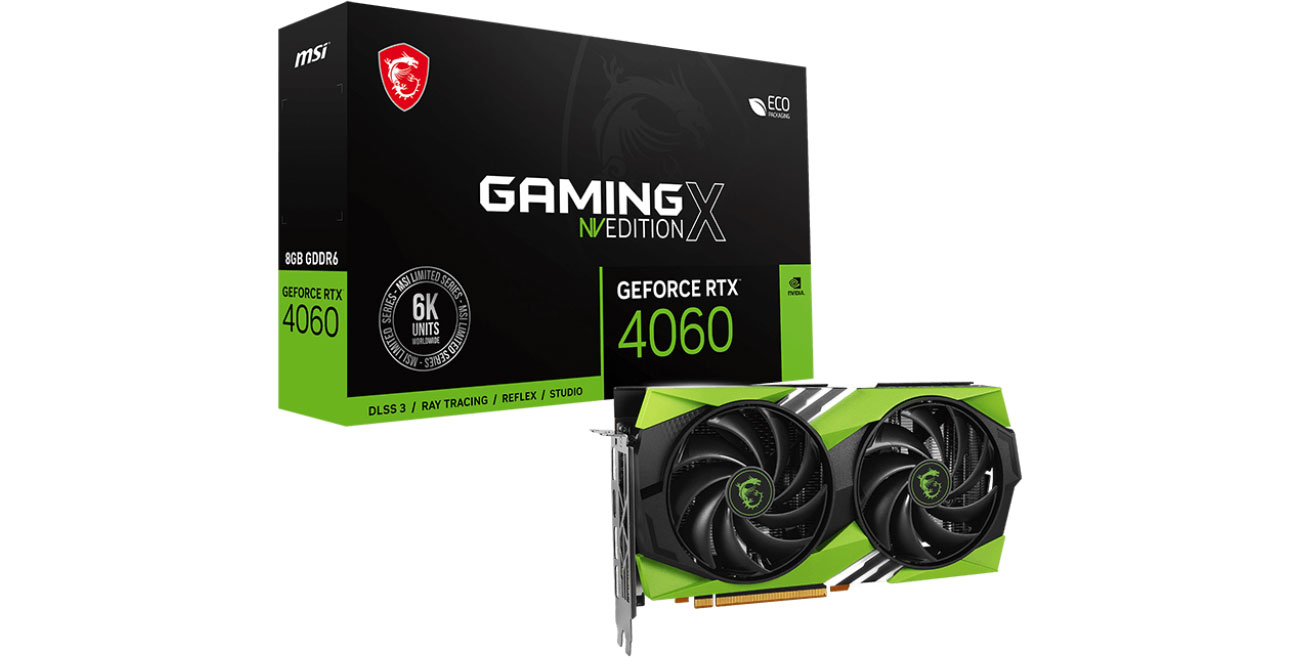MSI GeForce RTX 4060 Gaming X NV EDITION 8 GB GDDR6