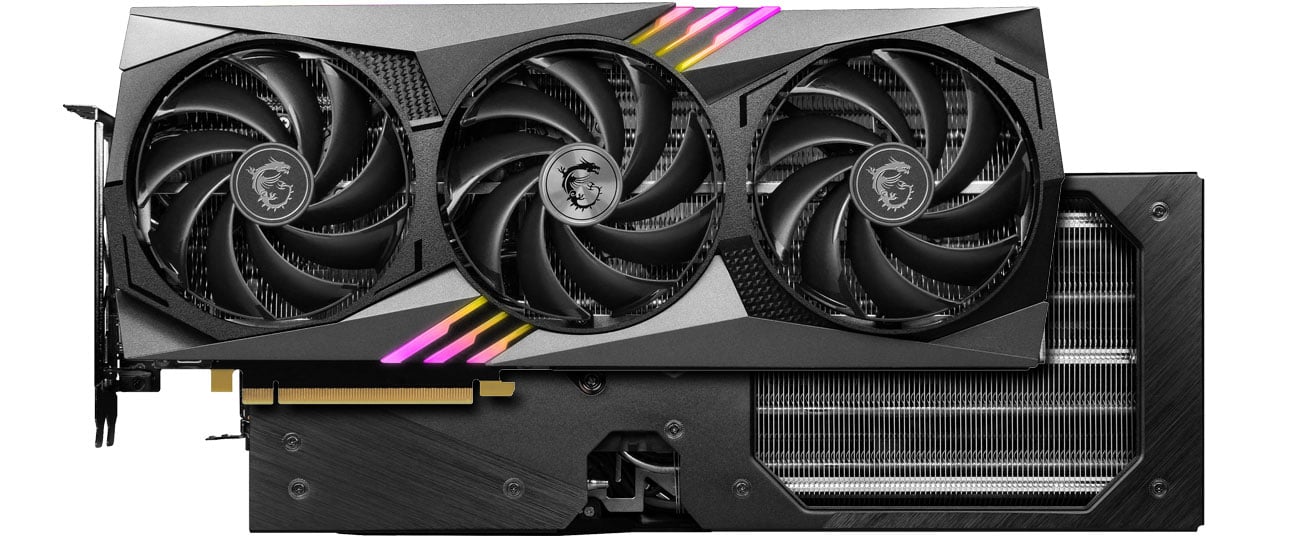 MSI GeForce RTX 4060 Ti Gaming X Trio chłodzenie