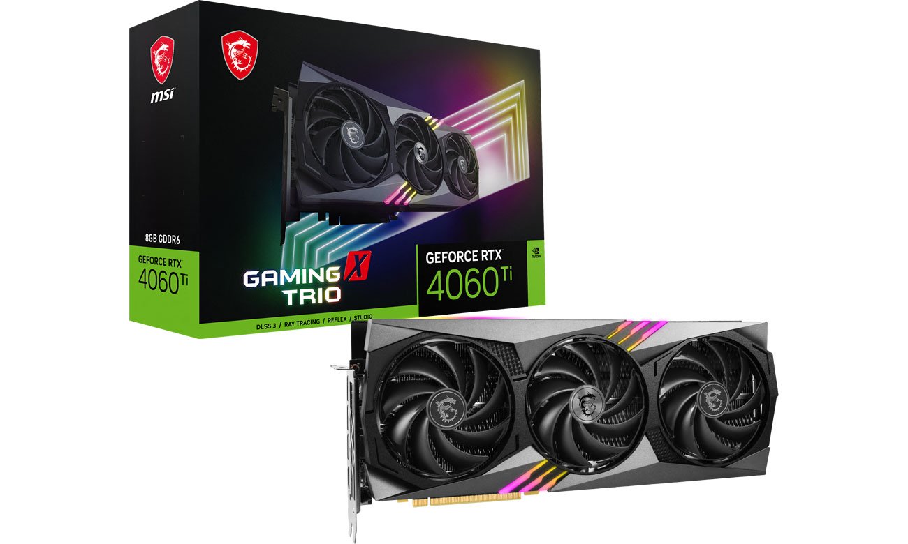 MSI GeForce RTX 4060 Ti Gaming X Trio 8 GB GDDR6