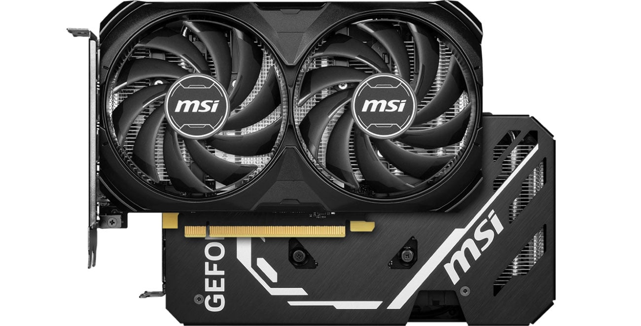 Охлаждение MSI GeForce RTX 4060 Ti Ventus 2X Black OC