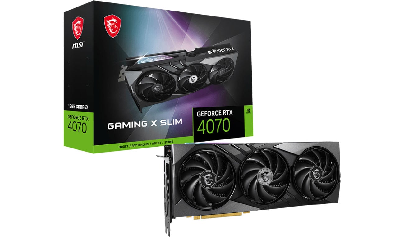 MSI GeForce RTX 4070 GAMING X SLIM 12 ГБ GDDR6X