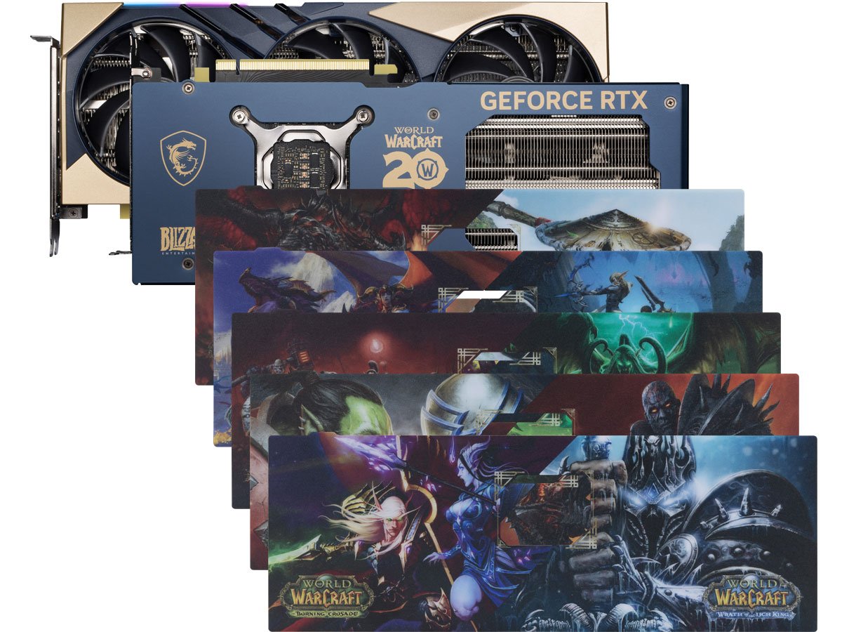 MSI RTX 4070 SUPER 12 GB GAMING SLIM World of Warcraft