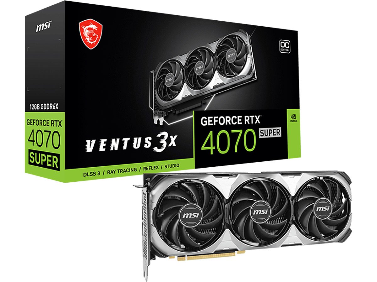 MSI GeForce RTX 4070 SUPER VENTUS 3X OC