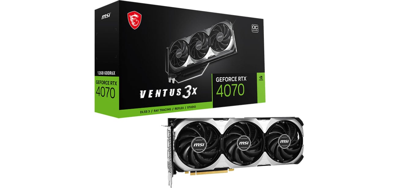 MSI GeForce RTX 4070 VENTUS 3X E OC 12 GB GDDR6X