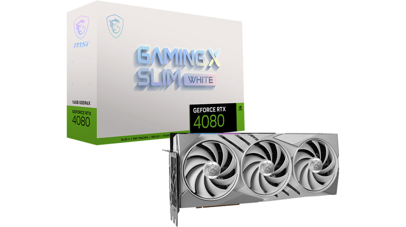 MSI GeForce RTX 4080 GAMING X SLIM 16 ГБ GDDR6