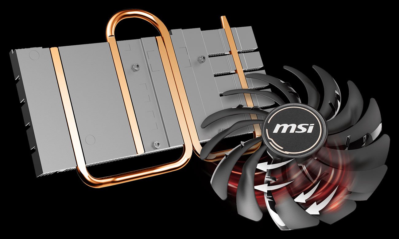 MSI Radeon RX 5500 XT MECH OC - Chłodzenie