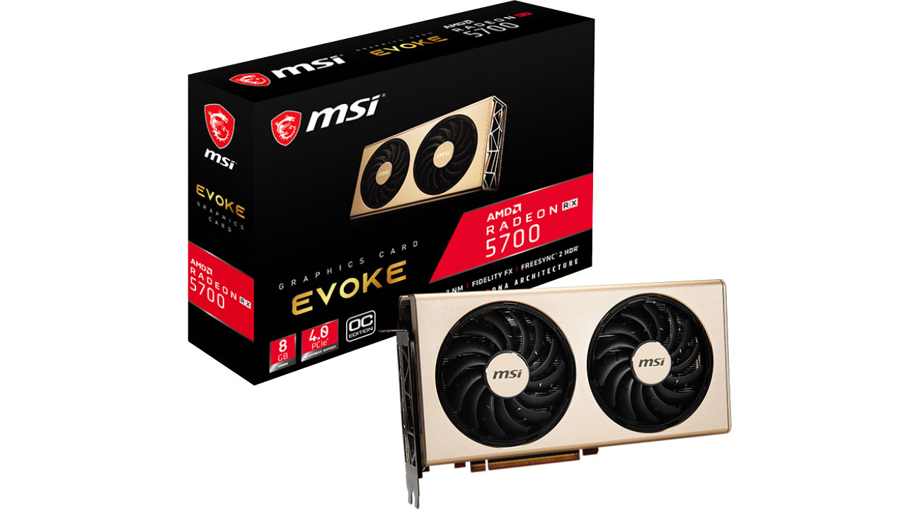 Karta graficzna AMD MSI Radeon RX 5700 EVOKE OC 8GB GDDR6
