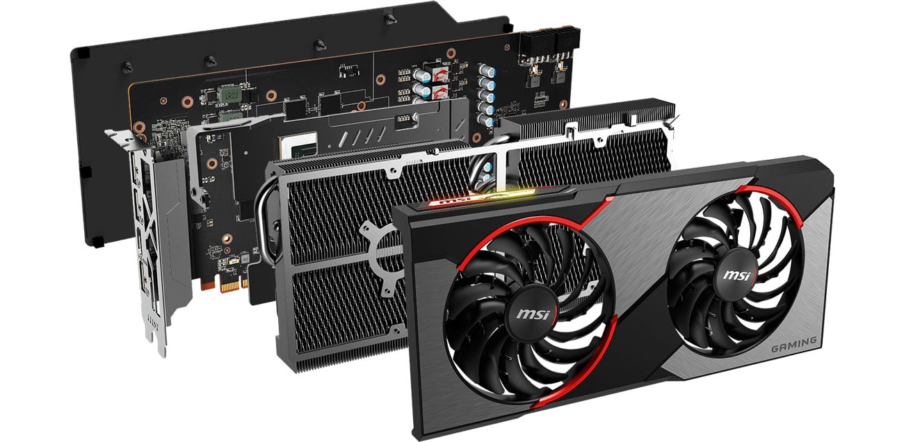 MSI Radeon RX 5700 GAMING X - Chłodzenie Twin Frozr 7