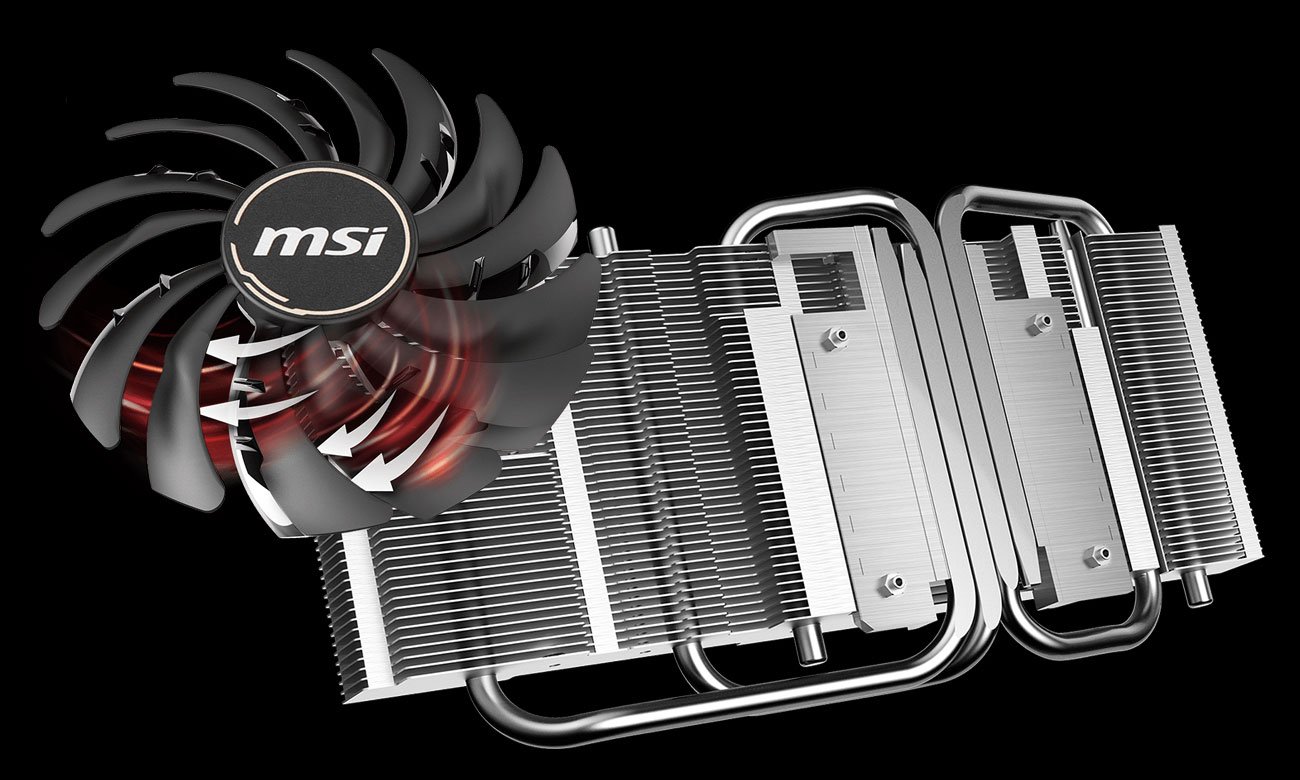 MSI Radeon RX 5700 MECH OC - Chłodzenie