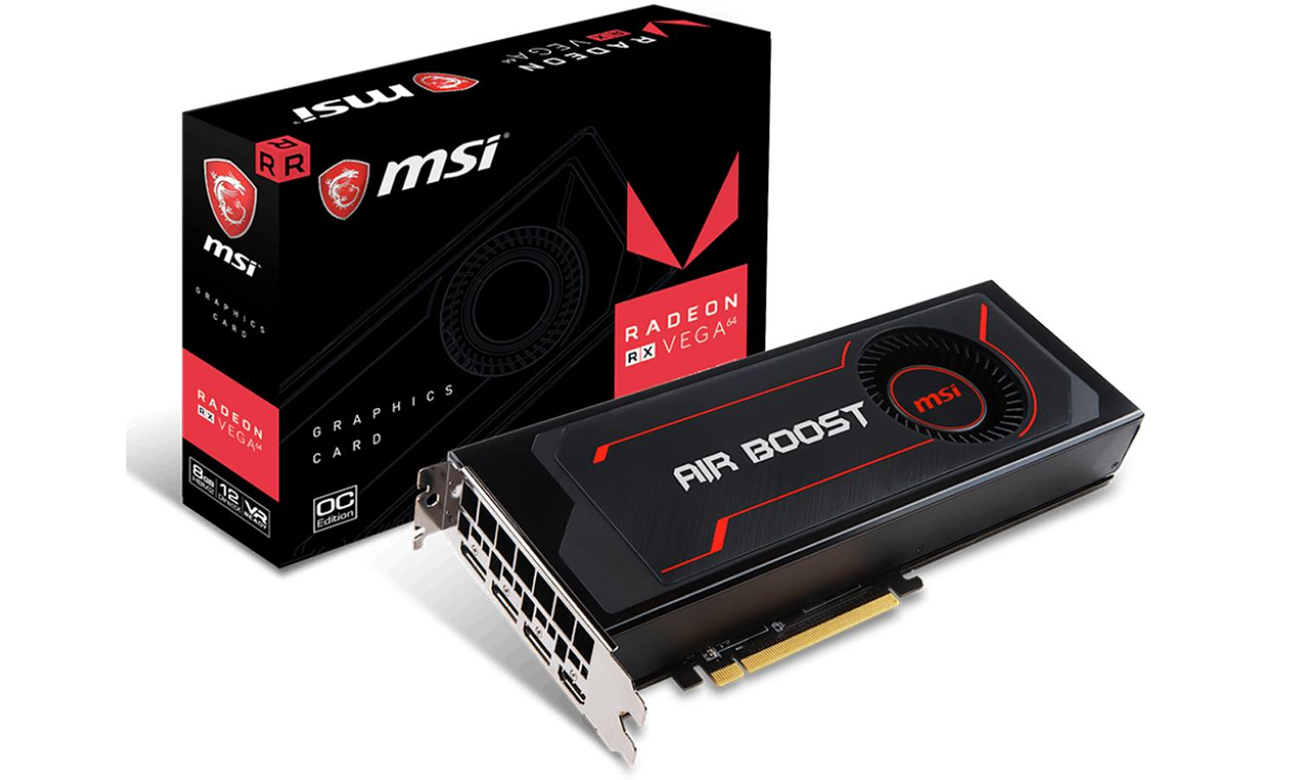 gpu radeon vega64 ｏｃ版 8gb MSI Radeon RX Vega 64 Air Boost 8GB HBM2 - Karty graficzne