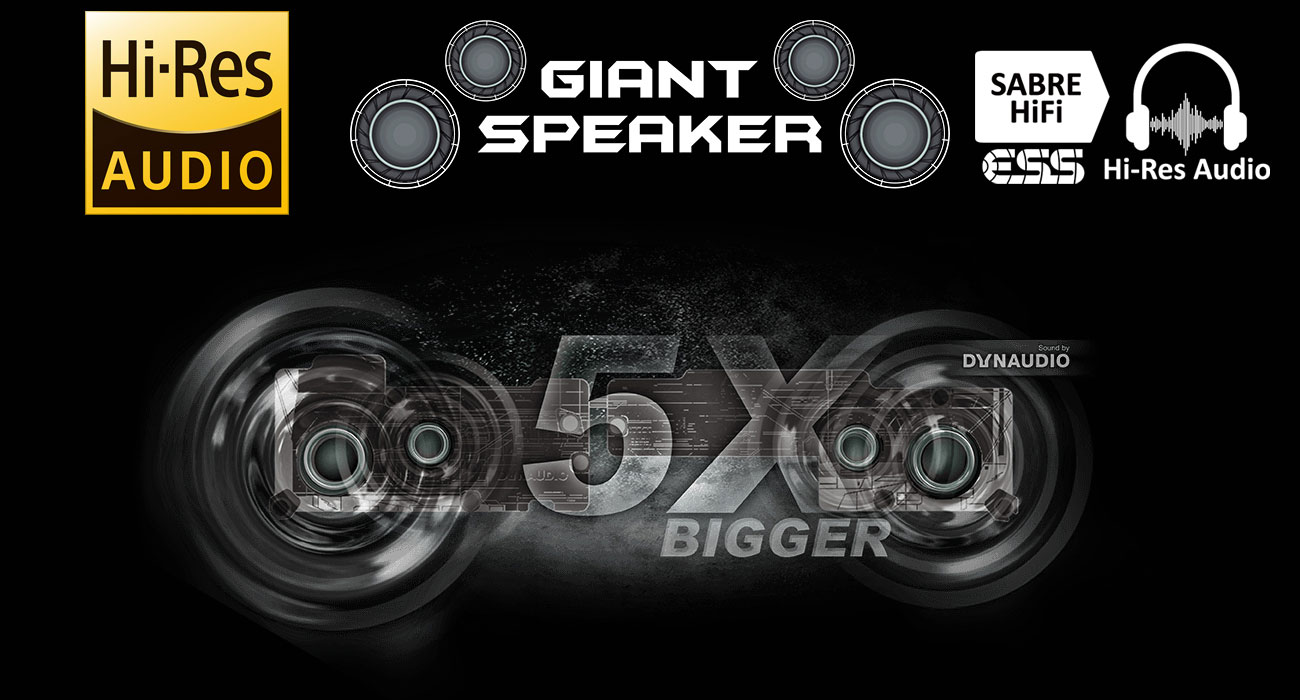 MSI GE73 Raider RGB 8RE System audio ESS Sabre HiFi i 5 razy większe głośniki