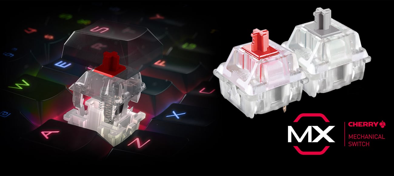 MSI Vigor GK80 Przełączniki Cherry MX Red
