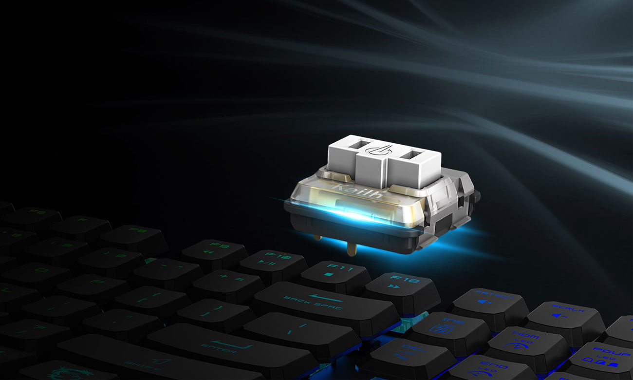 Niskoprofilowe przełączniki mechaniczne Kailh White
