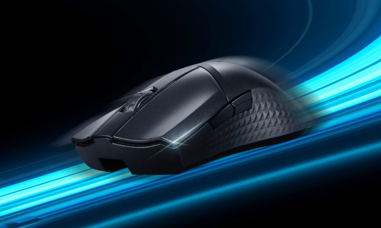 MSI CLUTCH GM31 LIGHTWEIGHT WIRELESS widok z boku pod kątem