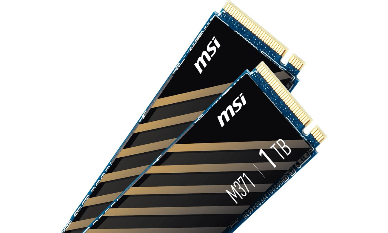 MSI 1TB M.2 PCIe NVMe Spatium M371 widok oglny