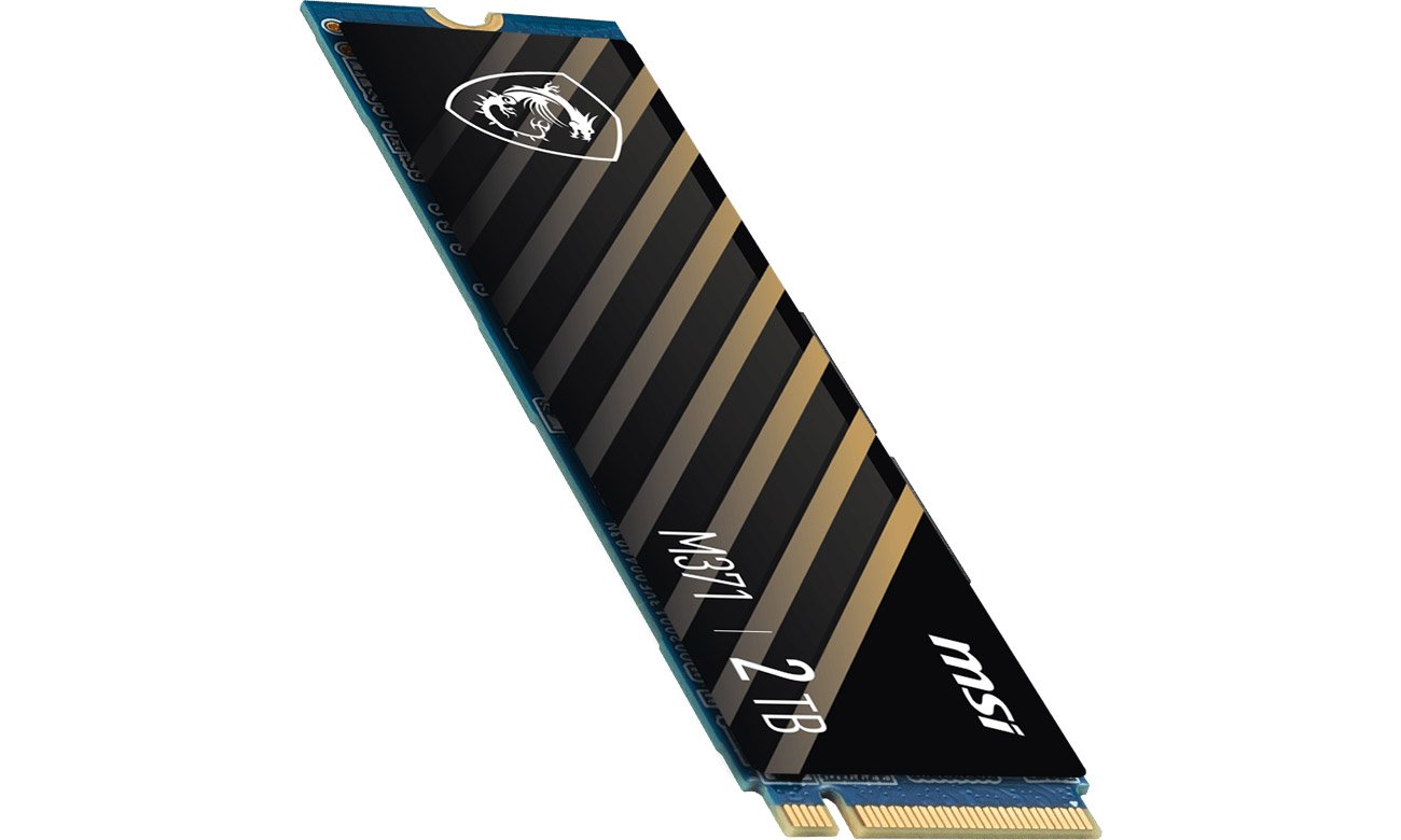 MSI 2TB M.2 PCIe NVMe Spatium M371 widok ogólny