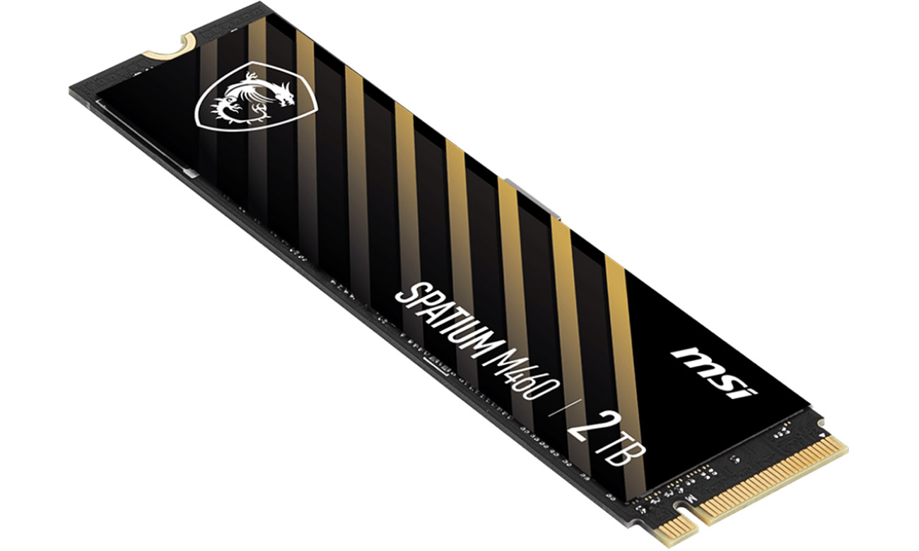 Dysk SSD M.2 PCIe Gen4 NVMe MSI Spatium M460 1 TB - Widok ogólny