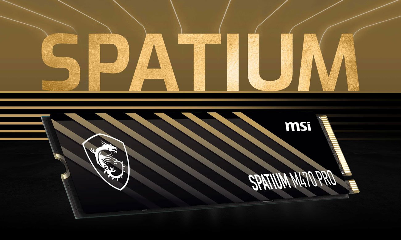 MSI Spatium M470 PRO dysk SSD M.2 PCIe Gen4 NVMe 1 TB