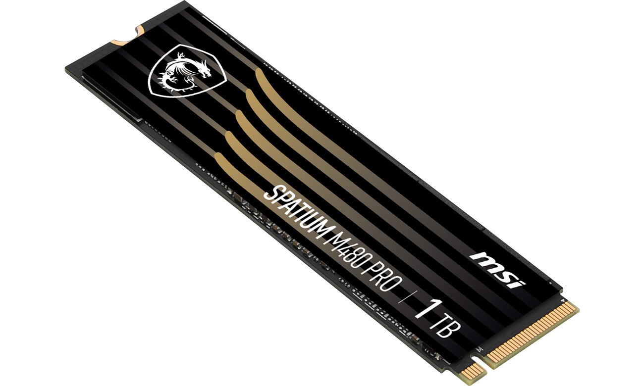 Dysk SSD M.2 MSI Spatium M480 Pro Gen4 NVMe 1 TB - Widok ogólny