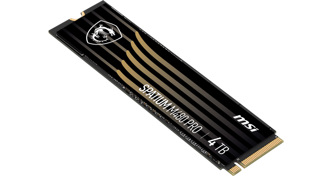 Dysk SSD M.2 MSI Spatium M480 Pro Gen4 NVMe 4 TB - Widok ogólny