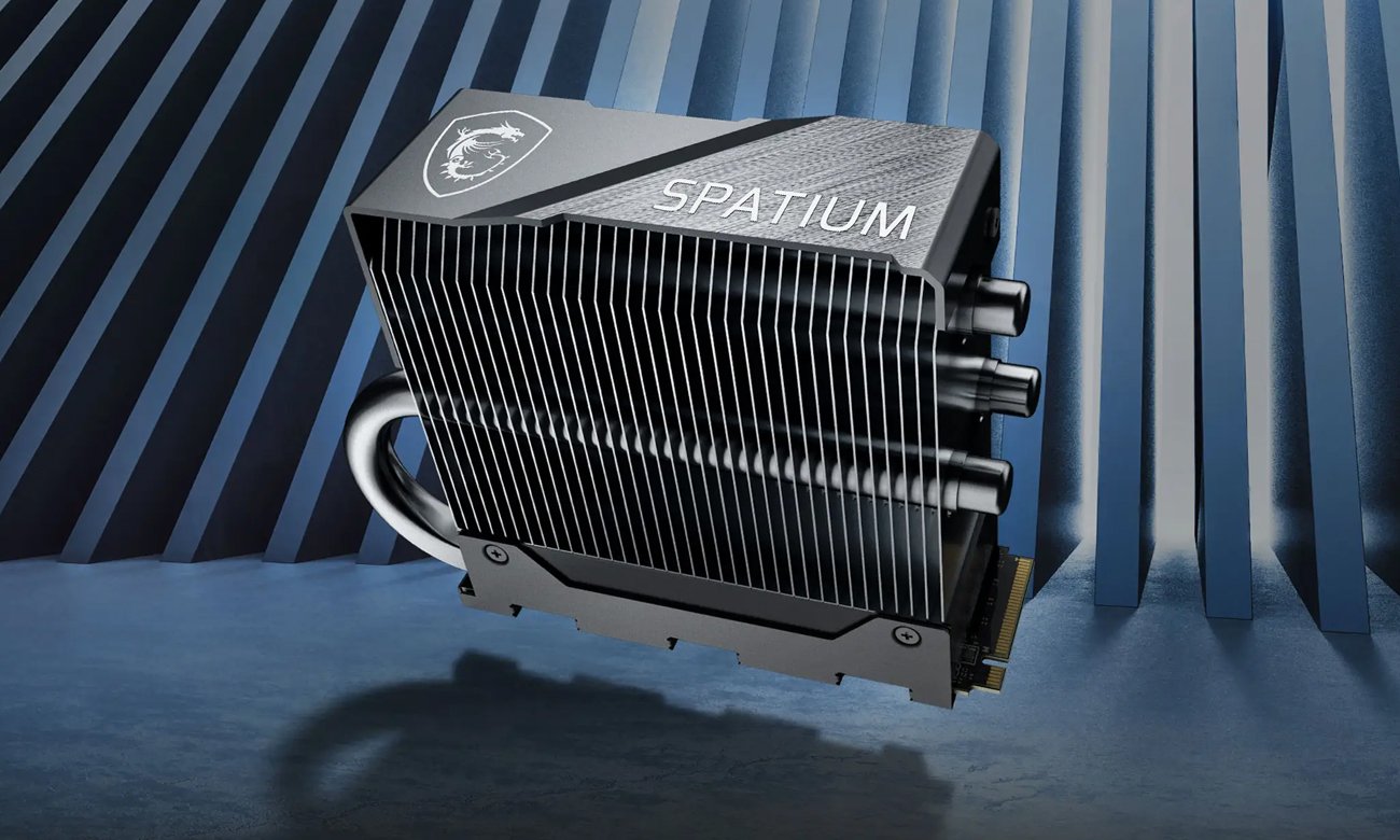 Dysk SSD M.2 MSI Spatium M580 Frozr Heatsink - Grafika lifestyle