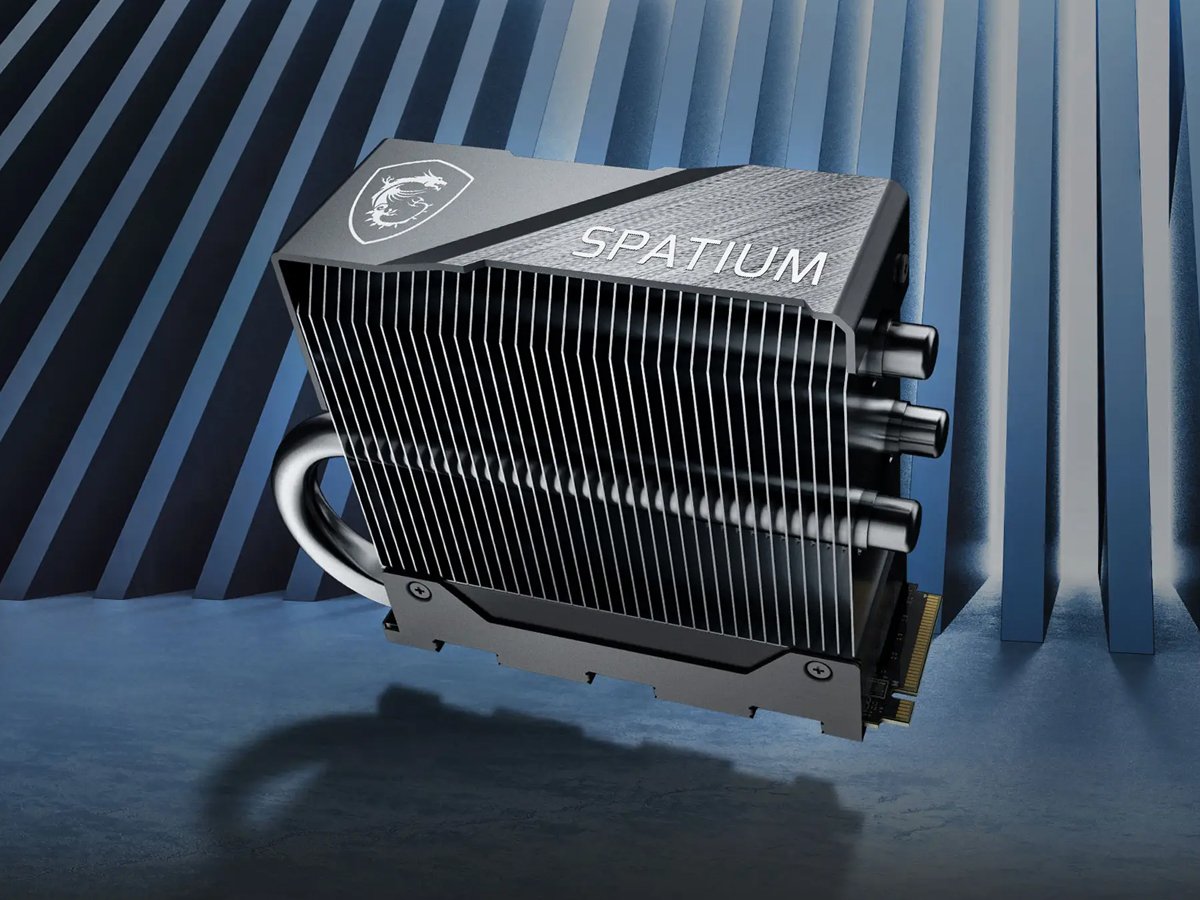 Dysk SSD M.2 MSI Spatium M580 Frozr Heatsink - Grafika lifestyle