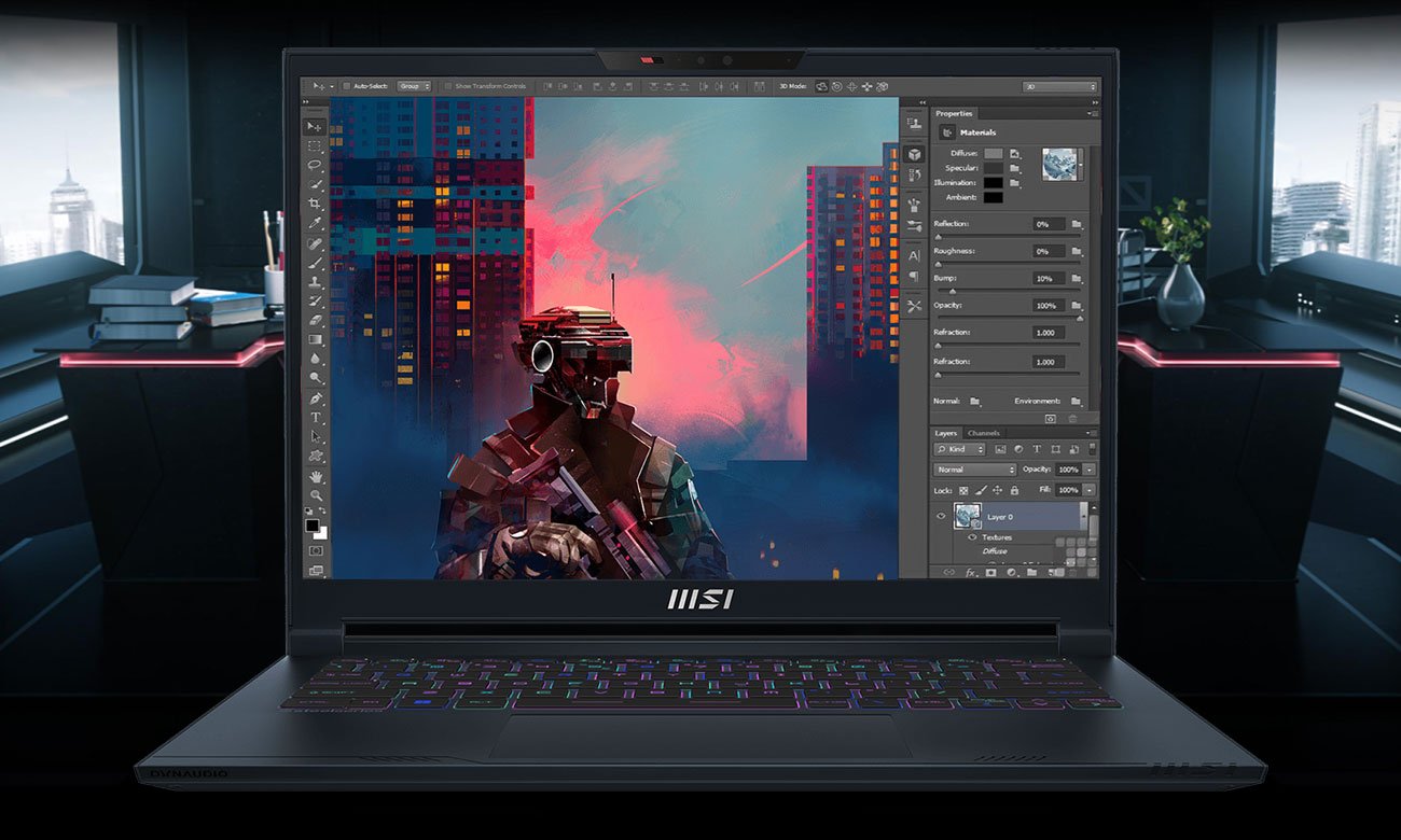 MSI Stealth 14 Studio with GeForce RTX™ 40 Series graphics