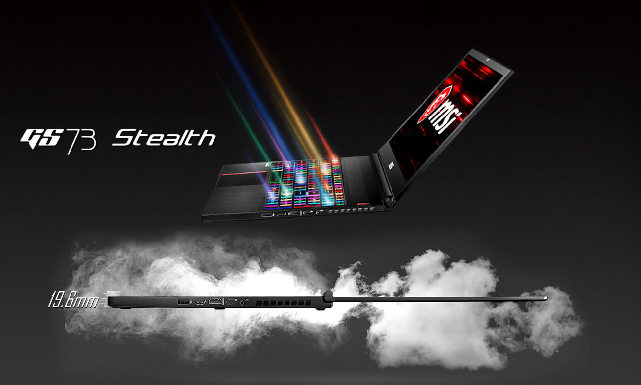 MSI Stealth GS73 8RF Nowa definicja smukłego, gamingowego notebooka