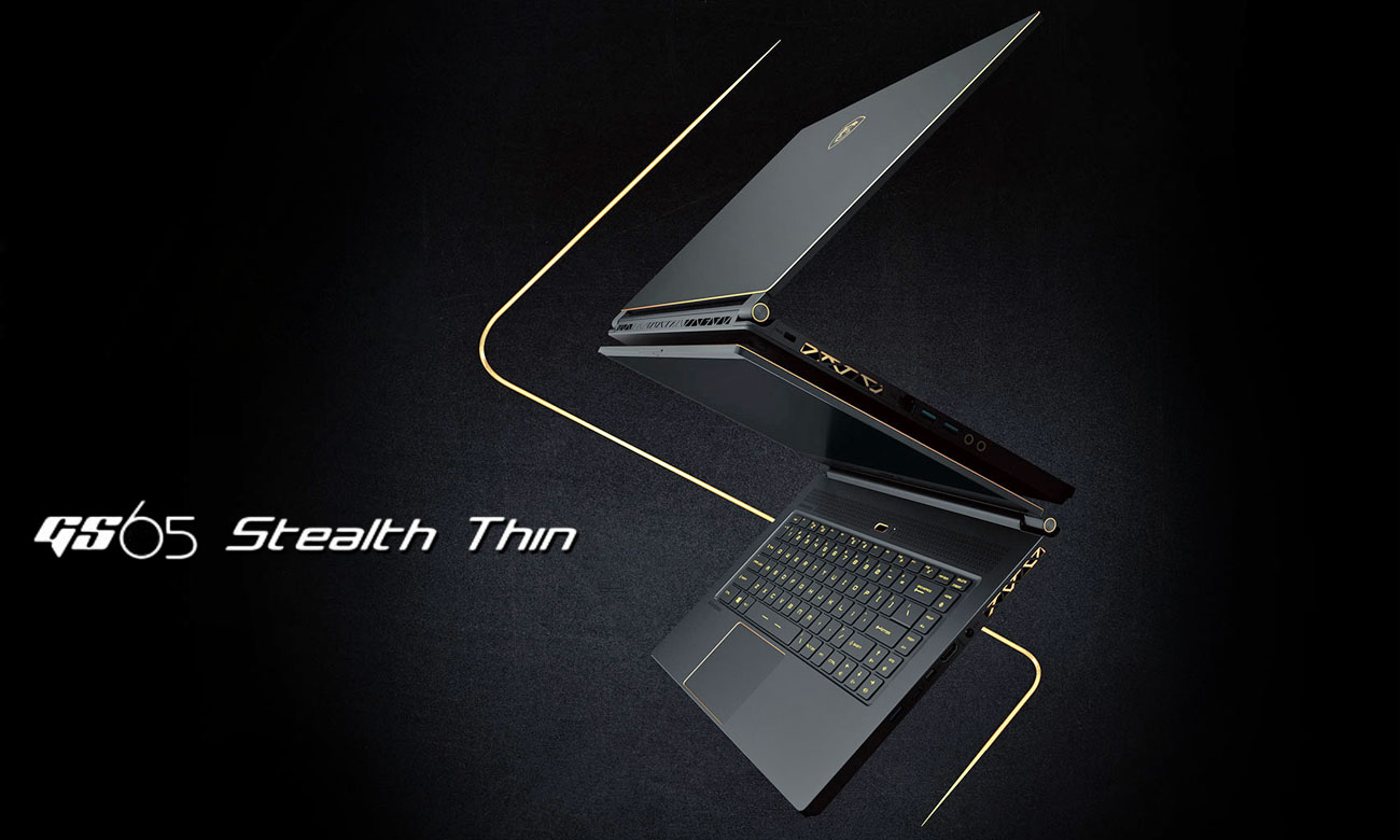 MSI GS65 Stealth Thin 8RF Smukły i stylowy gaming