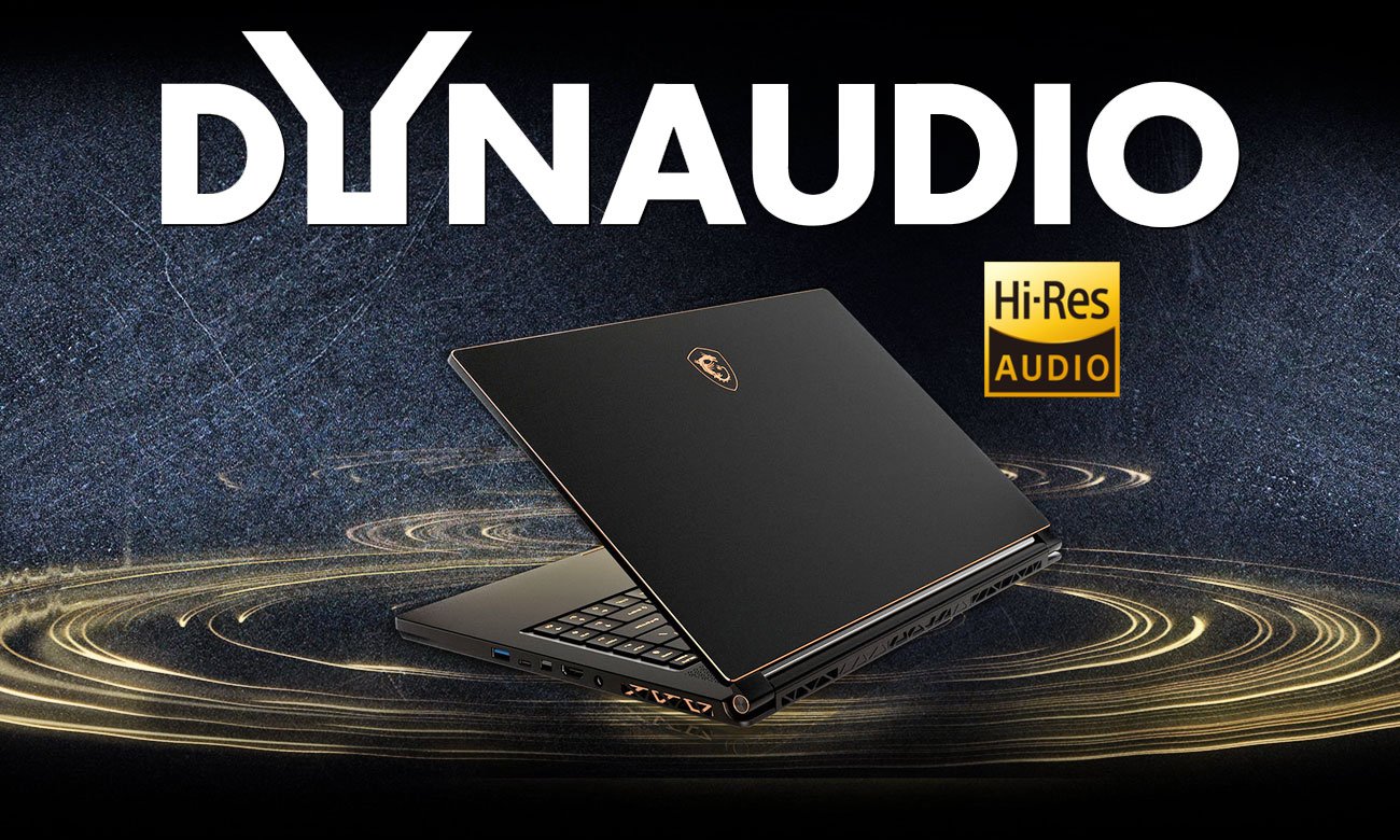 MSI GS65 Stealth Thin 8RF Realistyczne wrażenia dźwiękowe