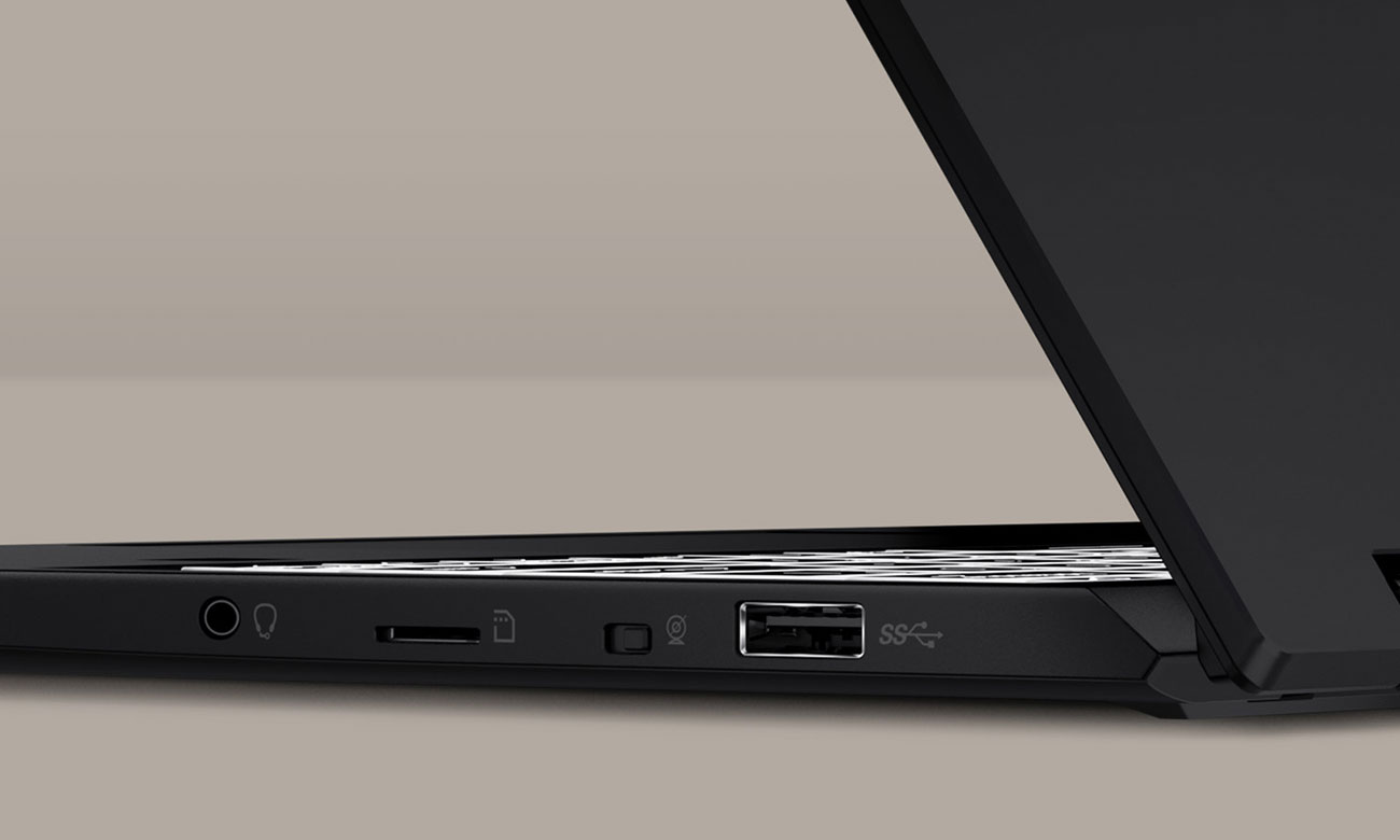 MSI Summit E14 Flip Evo porty