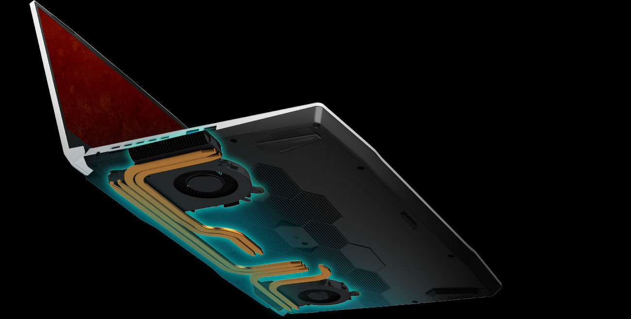 MSI Sword 17 chłodzenie