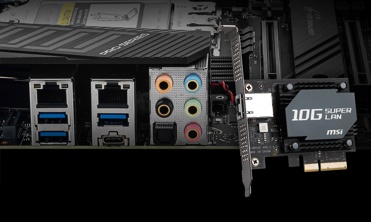 MSI TRX40 PRO 10G - 10G LAN, Wi-Fi 6