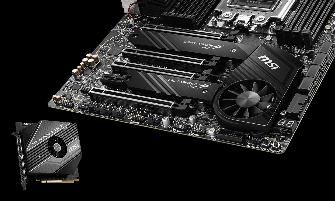 MSI TRX40 PRO WIFI - Złącza M.2