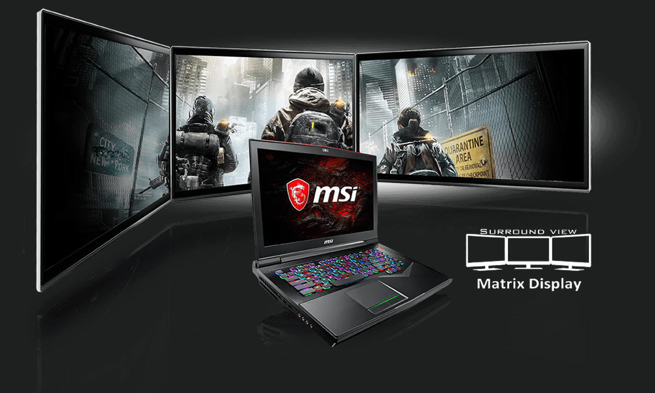 MSI Titan GT75 8RG Technologia Matrix Display
