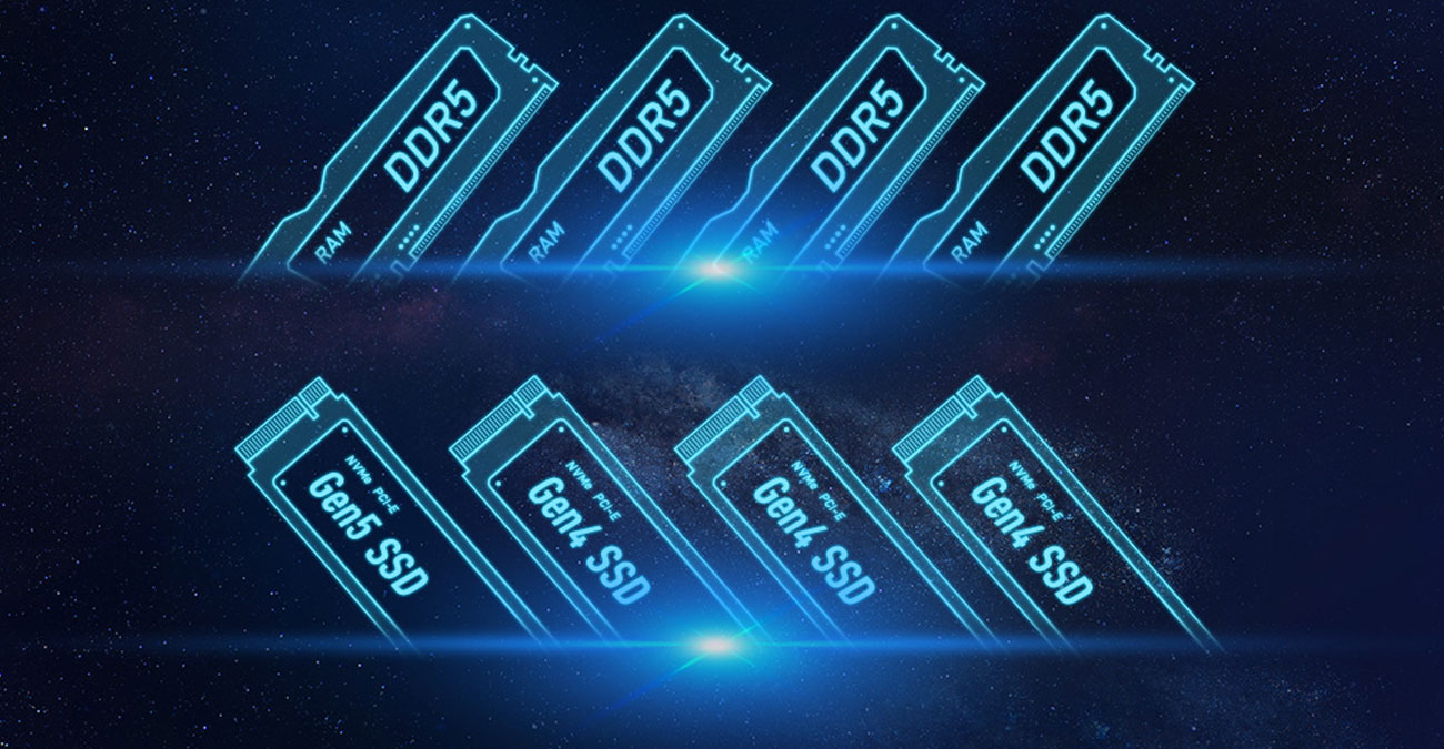 MSI Titan GT77HX porty RAM i M.2 PCIe SSD