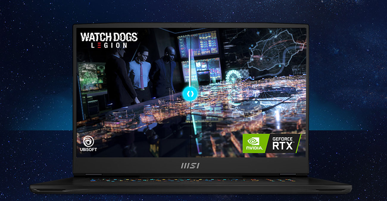 MSI Titan GT77HX grafika GeForce RTX 30