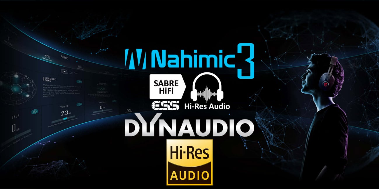 MSI GT83 Titan 8RF Układ SABRE Audio DAC, Nahimic 3 i głośniki Dynaudio