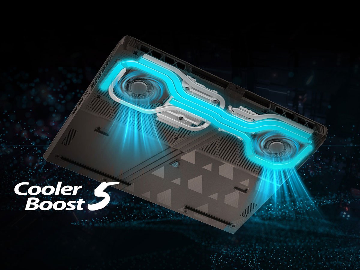 MSI Vector 17 HX chłodzenie