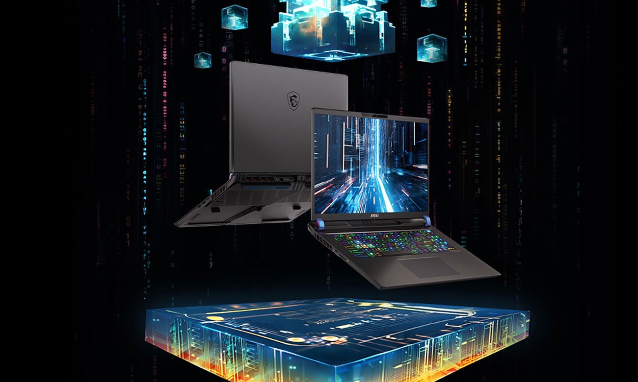 MSI Vector 17 HX wygląd laptopa