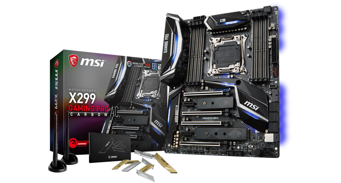 Płyta główna Socket 2066 MSI X299 GAMING PRO CARBON AC (DDR4)