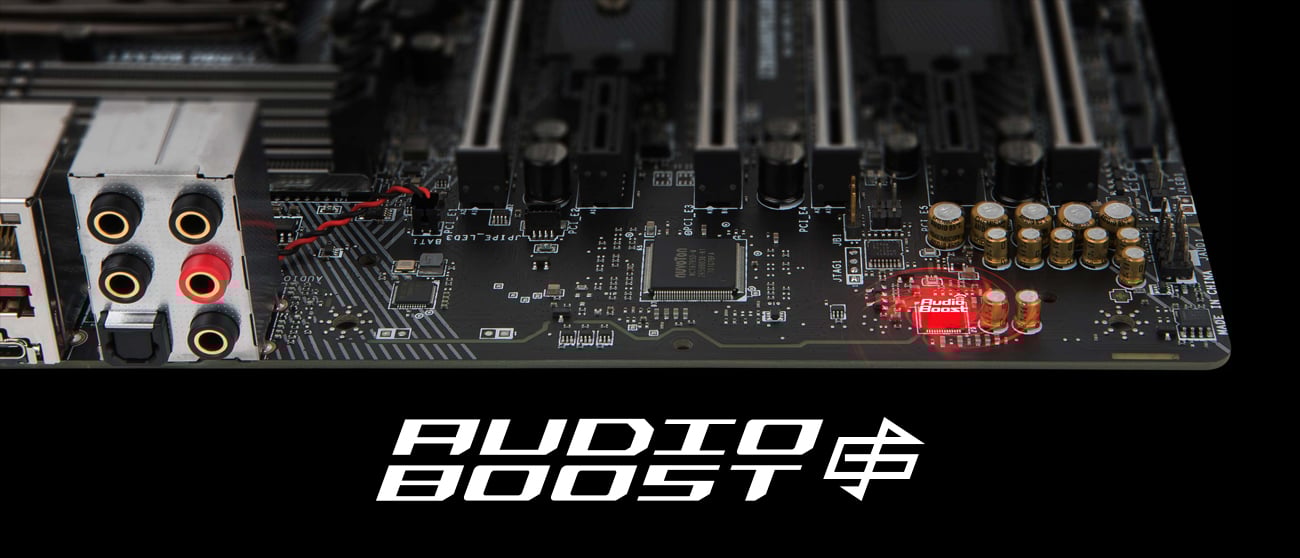 MSI X299 GAMING PRO CARBON AC System Audio Boost 4 Pro