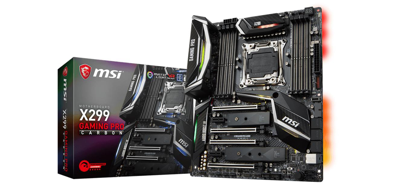 Płyta główna Socket 2066 MSI X299 GAMING PRO CARBON (DDR4)