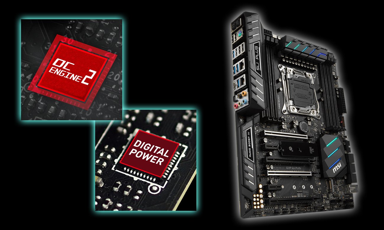 MSI X299 SLI PLUS Overclocking