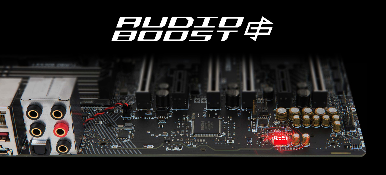 MSI X399 GAMING PRO CARBON AC Audio Boost 4