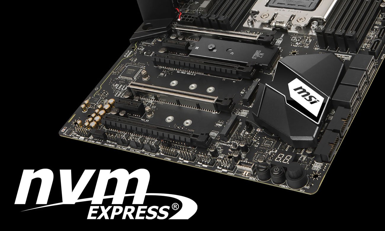 MSI X399 SLI PLUS Turbo M.2 NVMe