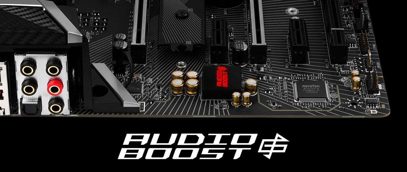 MSI X470 GAMING PRO CARBON Audio Boost 4